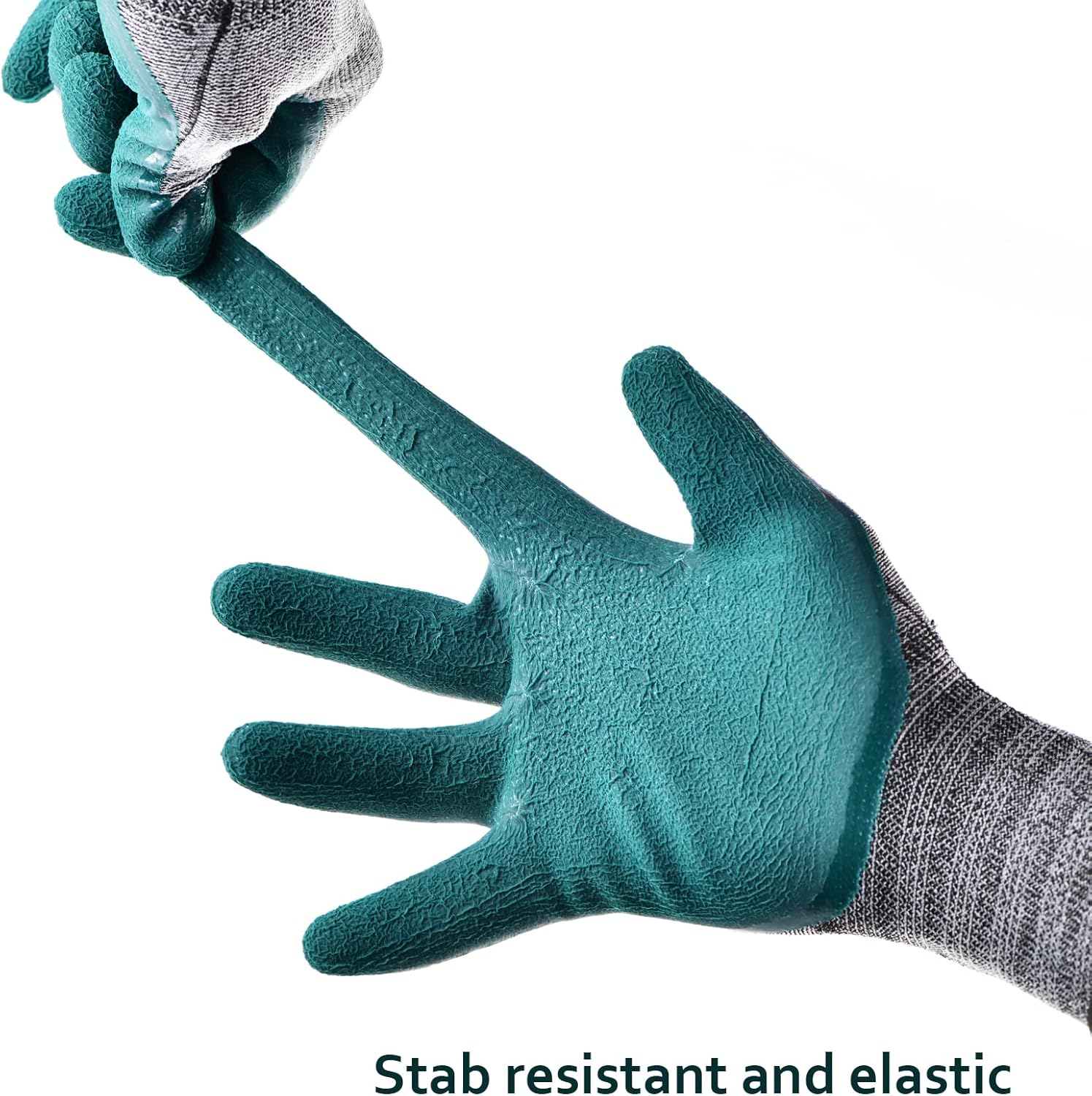 DOFOWORK Gardening Gloves - 6 Pair Gardening Gloves for Women/Men. Breathable Natural Latex Garden Gloves with Grip